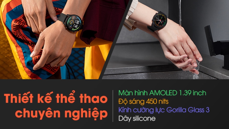 Xiaomi Mi Watch với thiết kế thể thao năng động